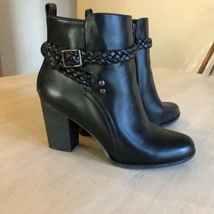 Black Ankle Boots-American Eagle